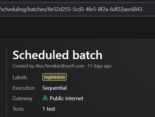 Run batch with CI/CD